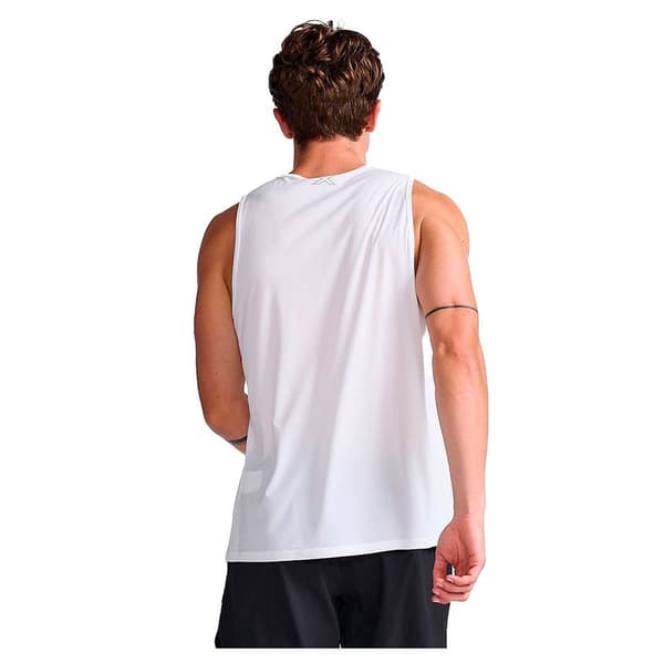 2xu Ærmeløs T-shirt Aero Hvid XL Mand