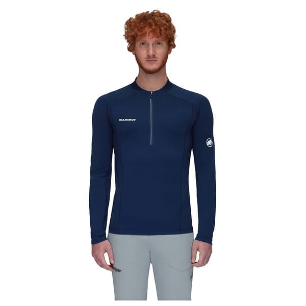 Mammut Langærmet T-shirt Aenergy Fl Zip Blå 2XL Mand