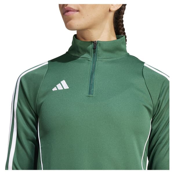 Adidas Halv Lynlås Sweatshirt Træning Tiro24  XL / Regular Kvinde
