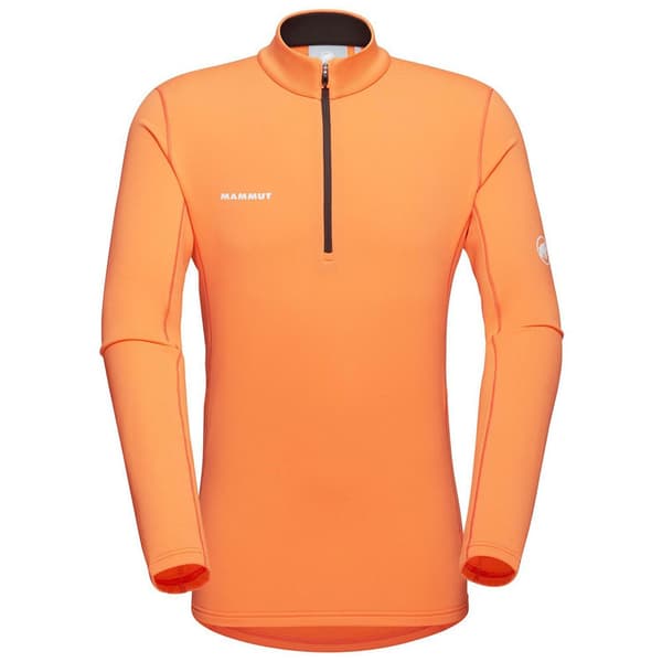 Mammut Långärmad T-shirt Med Halv Dragkedja Aenergy Orange L Man