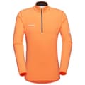 Miniatyrbillede 3 af 5: Mammut Langærmet T-shirt Med Halv Lynlås Aenergy Orange L Mand