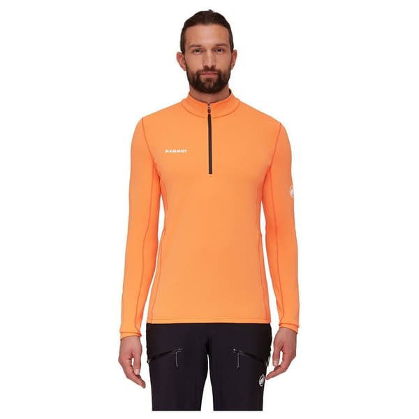 Mammut Langærmet T-shirt Med Halv Lynlås Aenergy Orange L Mand