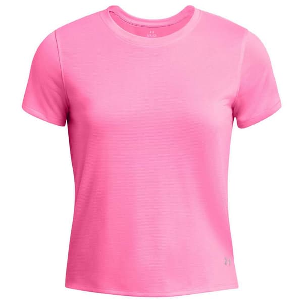 Under Armour Kortärmad T-shirt Launch Rosa M Kvinna