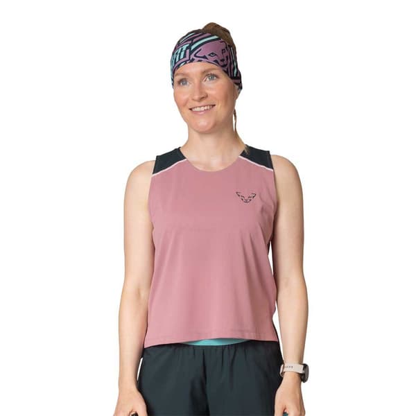 Dynafit Hihaton T-paita Sky Crop Pinkki L Nainen