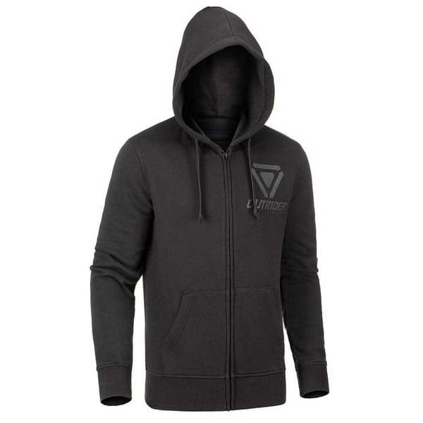 Outrider Tactical Hoodie Med Dragkedja Logo Svart XL Man