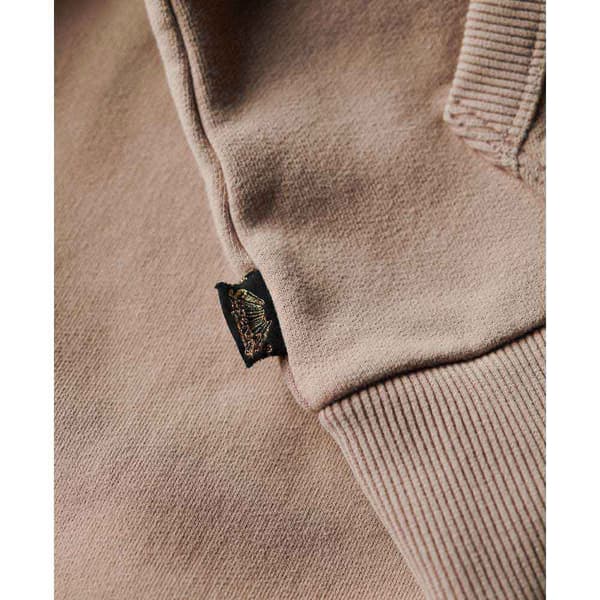 Superdry Huppari Metallic Vl Graphic Beige M Nainen