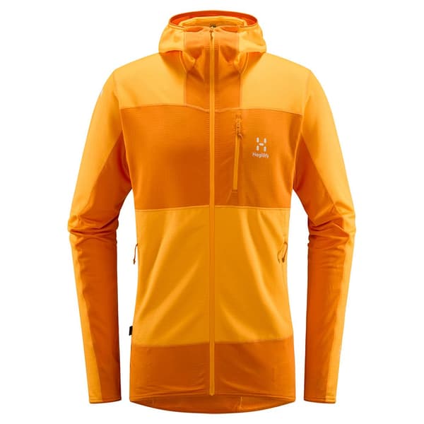 Haglofs Sweatshirt Med Fuld Lynlås L.i.m Mid Fast Orange M Mand