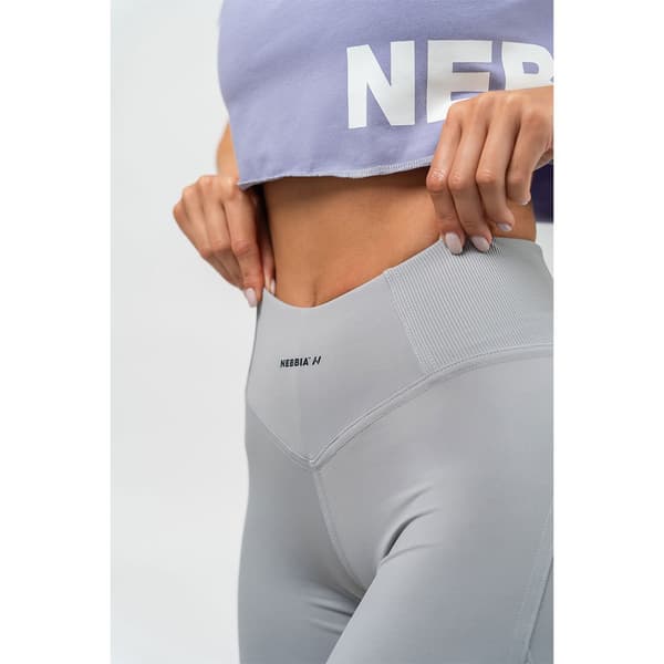 Nebbia Leggings Hög Midja Shaping Glute Pump Grå S Kvinna