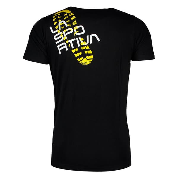 La Sportiva Lyhythihainen T-paita Footstep Musta M Mies