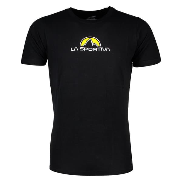 La Sportiva Lyhythihainen T-paita Footstep Musta M Mies