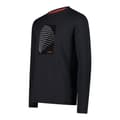 Miniatyrbillede 3 af 3: Cmp Langærmet T-shirt 32l2847 Sort 2XL Mand