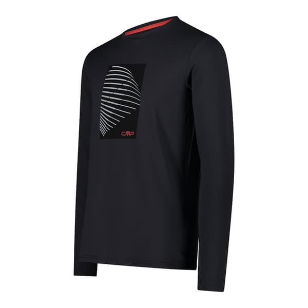 Cmp Langærmet T-shirt 32l2847 Sort 2XL Mand