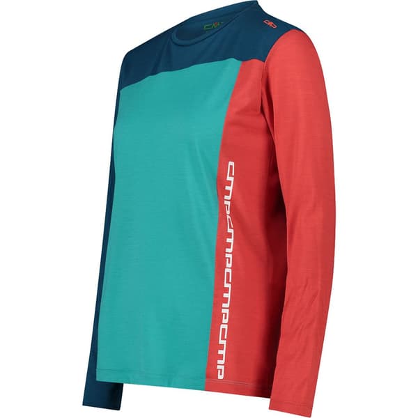 Cmp Langærmet T-shirt 32l4166 Grøn,Blå XL Kvinde