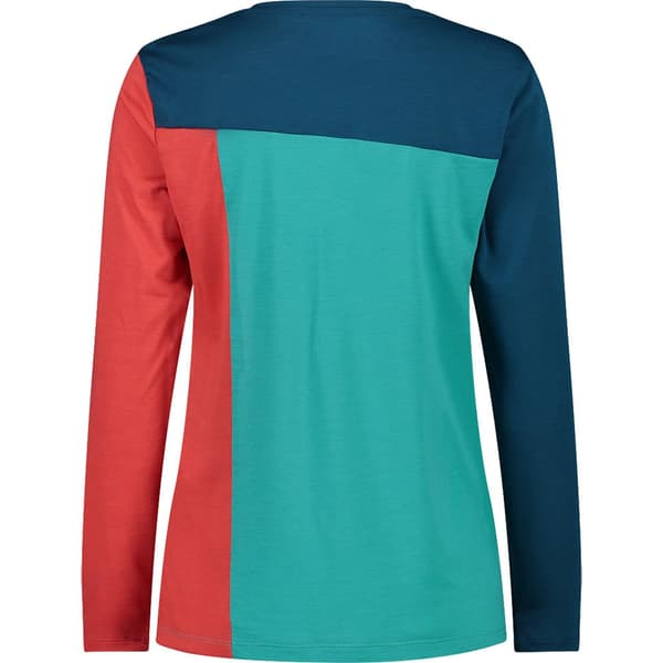 Cmp Langærmet T-shirt 32l4166 Grøn,Blå XL Kvinde