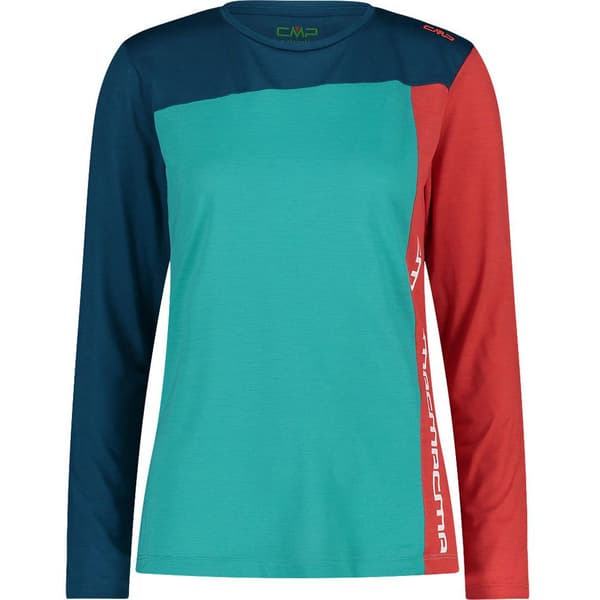 Cmp Langærmet T-shirt 32l4166 Grøn,Blå XL Kvinde