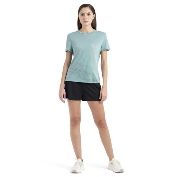 Icebreaker Kortärmad T-shirt Merino Core Plume Blå S Kvinna