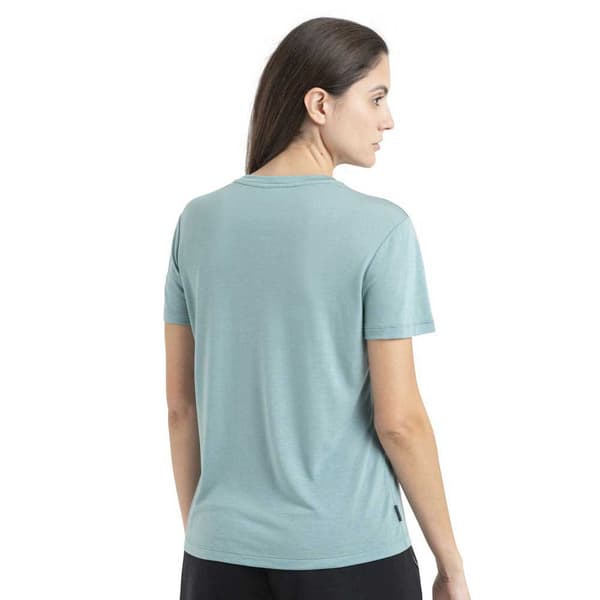 Icebreaker Kortärmad T-shirt Merino Core Plume Blå S Kvinna