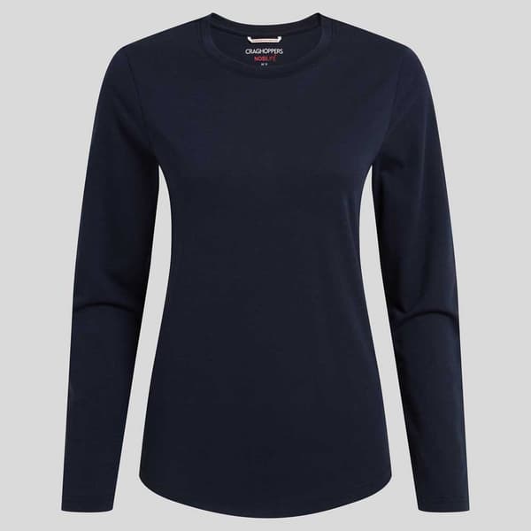 Craghoppers Langærmet T-shirt Nosilife Akona Blå 46 Kvinde