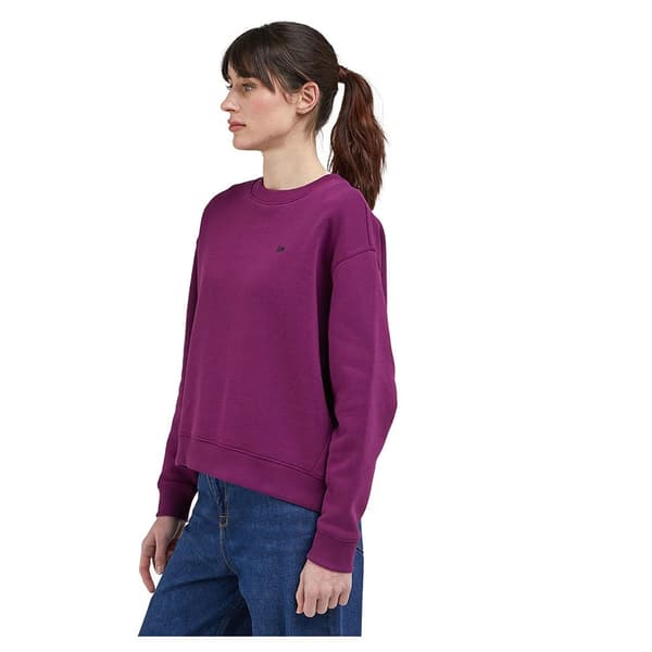 Lee Sweatshirt Crew Sws Lilla L Kvinde