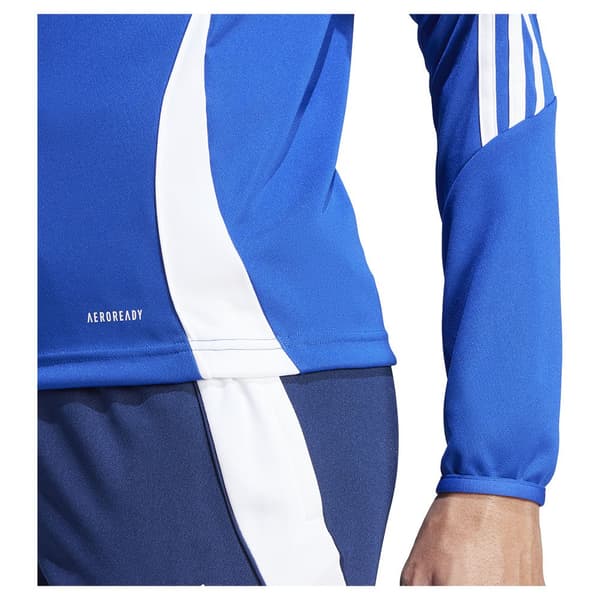 Adidas Half Zip Sweatshirt Training Tiro24 Blå 2XL / Regular Kvinna