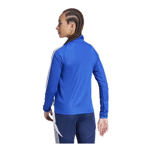 Adidas Half Zip Sweatshirt Training Tiro24 Blå 2XL / Regular Kvinna