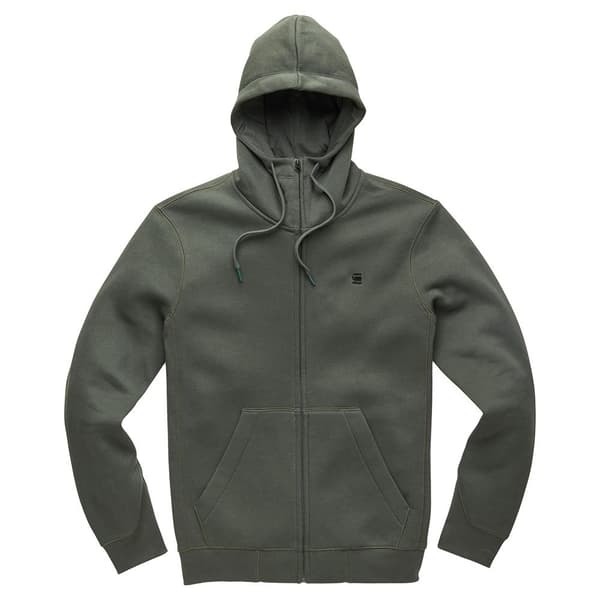 G-star Sweatshirt Med Fuld Lynlås Premium Core Grå 2XL Mand
