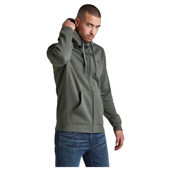 G-star Sweatshirt Med Fuld Lynlås Premium Core Grå 2XL Mand
