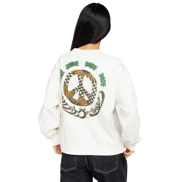 Element Tröja Peace Tree Logo Beige M Kvinna