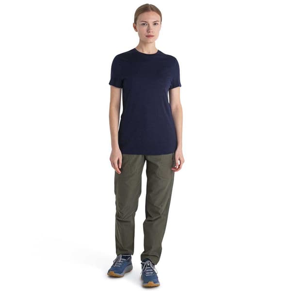 Icebreaker Kortærmet T-shirt Merino 150 Tech Lite Iii Blå M Kvinde