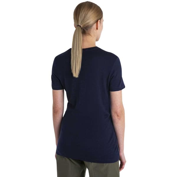 Icebreaker Kortærmet T-shirt Merino 150 Tech Lite Iii Blå M Kvinde