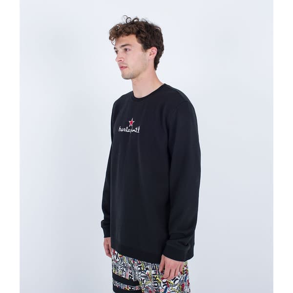 Hurley Sweatshirt 25th S1 Sort L Mand