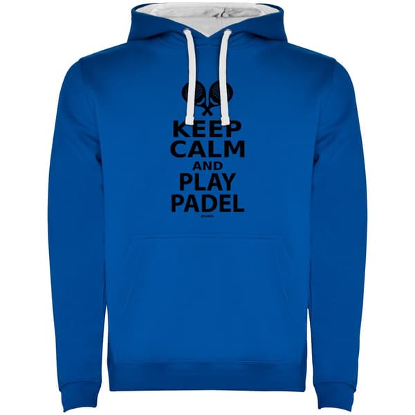 Kruskis Hættetrøje Keep Calm And Play Padel Bicolor M Mand