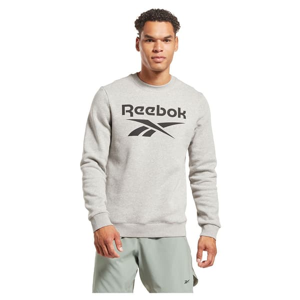 Reebok Tröja Ri Flc Big Logo Crew Grå L Man