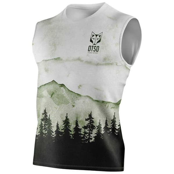 Otso Ärmlös T-shirt Singlet Vit L Man