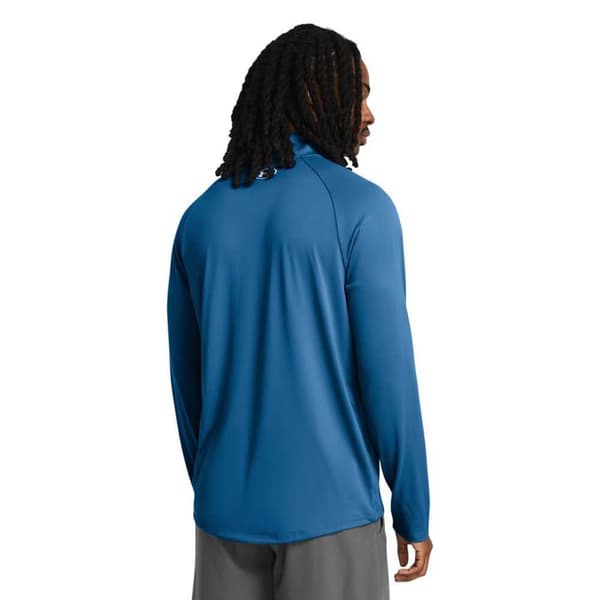 Under Armour Langærmet T-shirt Med Halv Lynlås Tech™ 2.0 Blå XL / Regular Mand