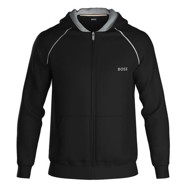 Boss Sweatshirt Med Fuld Lynlås 50515350 Sort 3XL Mand