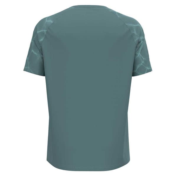 Odlo Kortærmet T-shirt Essential Print Grøn L Mand