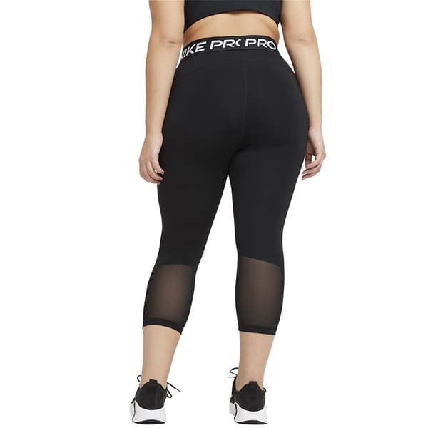 Nike Pro 365 Cropped 3/4 Strumpfhose Sort L Kvinde