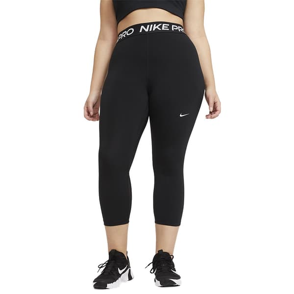 Nike Pro 365 Cropped 3/4 Strumpfhose Sort L Kvinde