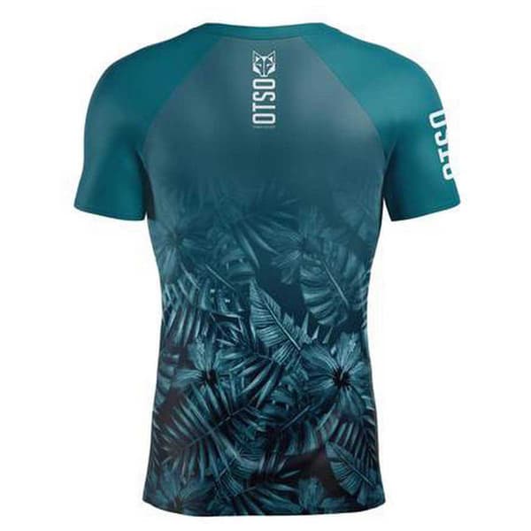 Otso Kortärmad T-shirt M/corta Tropical Green Grönt M Man