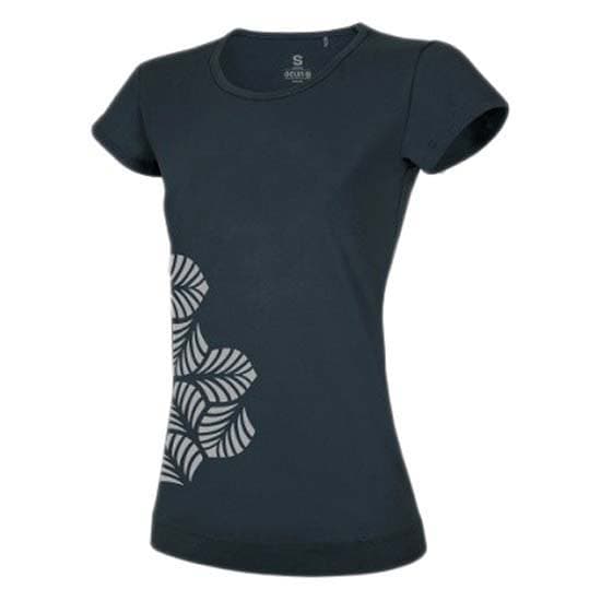 Ocun Kortärmad T-shirt Leafs Blå S Kvinna