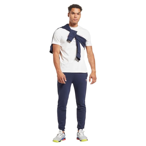 Reebok Byxor Identity French Terry Joggers Blå S Man