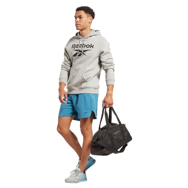 Reebok Tröja Identity Fleece Stacked Logo Pullover Grå M Man