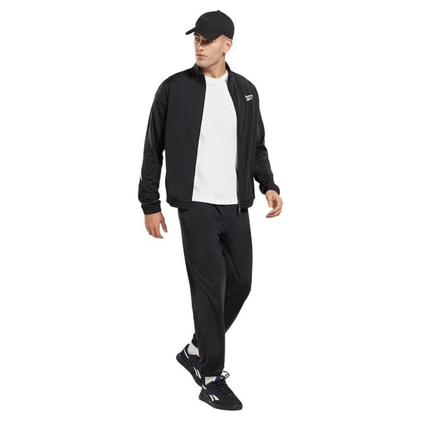 Reebok Byxor Identity Vector Knit Track Joggers Svart S Man