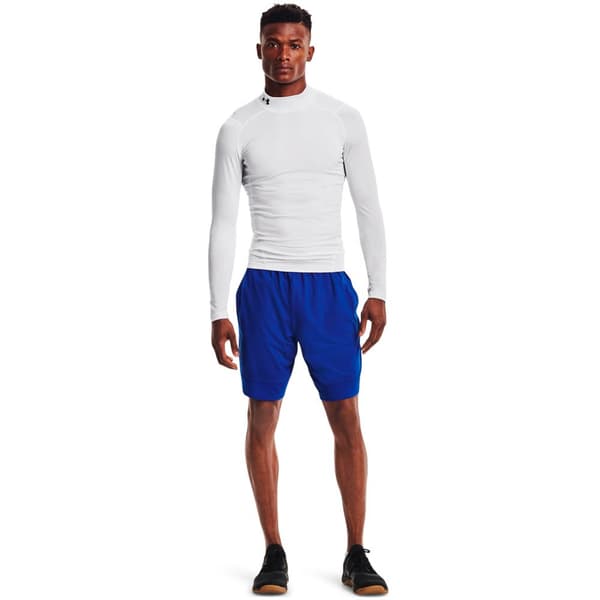 Under Armour Långärmad T-shirt Heatgear Armour Comp Mock Vit XS / Regular Man