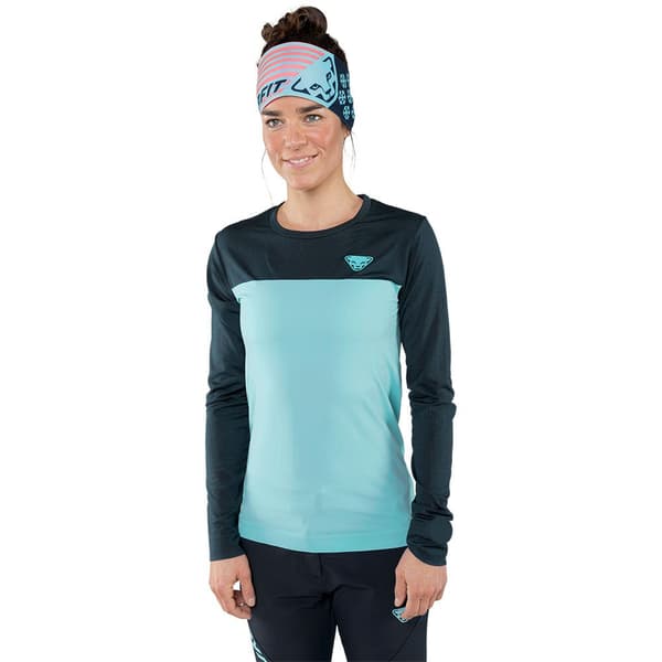 Dynafit Långärmad T-shirt Traverse S-tech Blå XS-S Kvinna