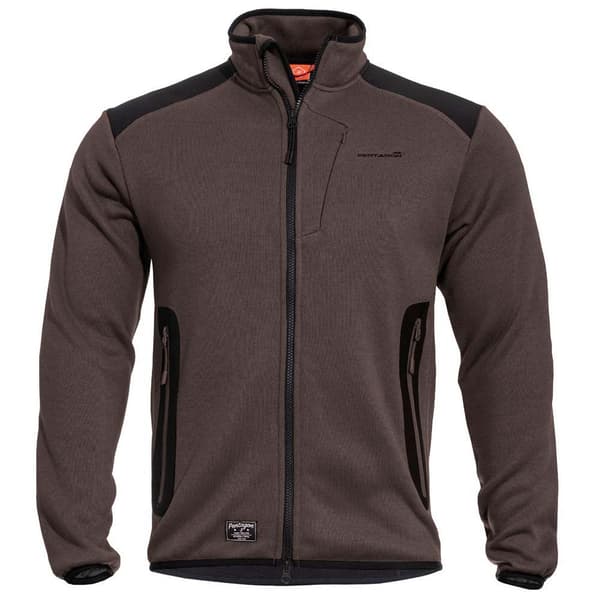 Pentagon Sweatshirt Med Fuld Lynlås Amintor Tactical Brun S