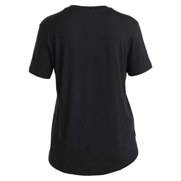 Icebreaker Kortærmet T-shirt Merino 150 Tech Lite Iii Relaxed Sort L Kvinde