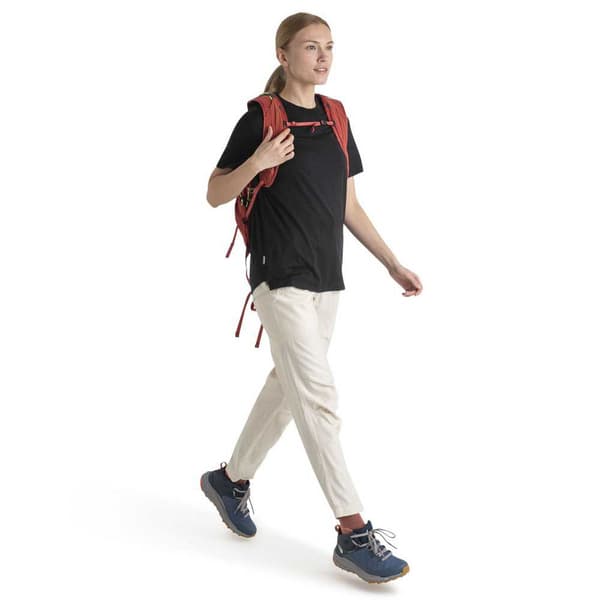 Icebreaker Kortærmet T-shirt Merino 150 Tech Lite Iii Relaxed Sort L Kvinde