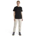 Miniatyrbillede 7 af 7: Icebreaker Kortærmet T-shirt Merino 150 Tech Lite Iii Relaxed Sort L Kvinde